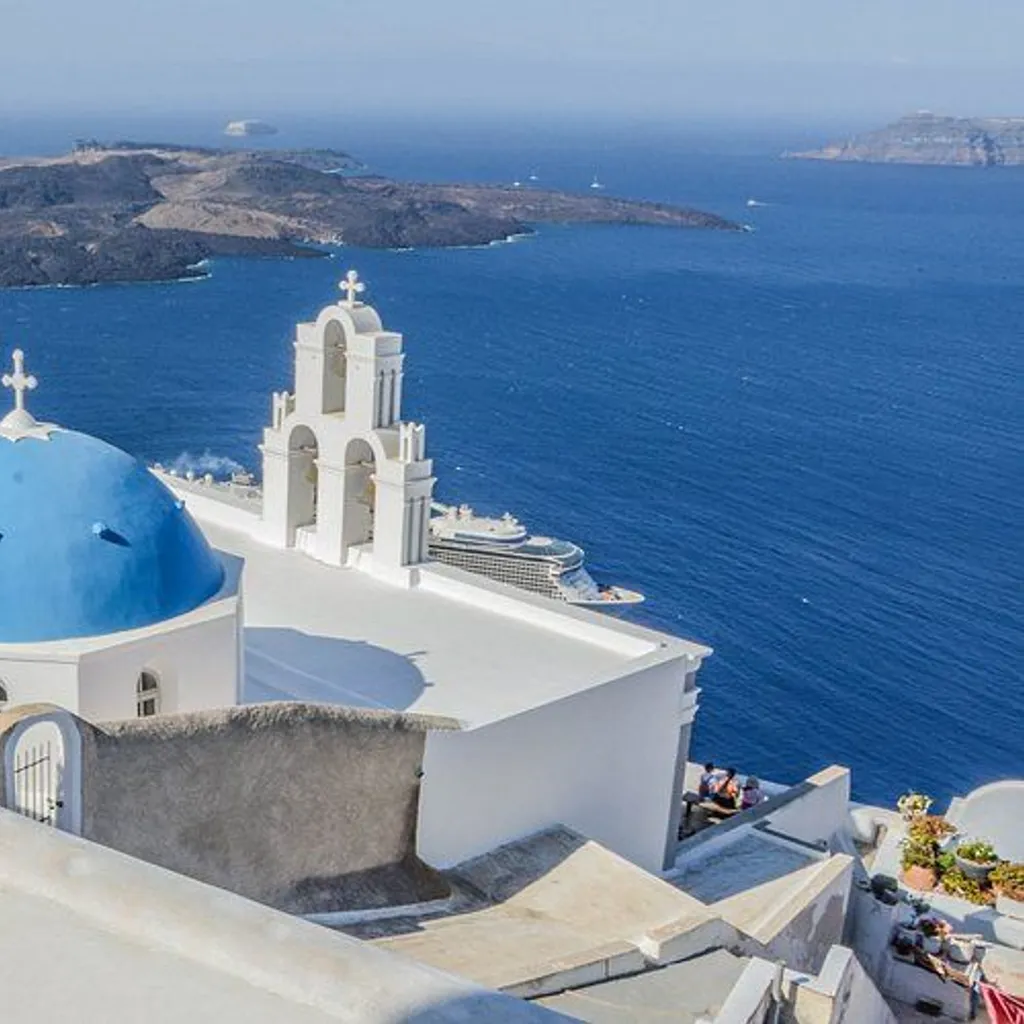 Three Bells of Fira Viewpoint - 1